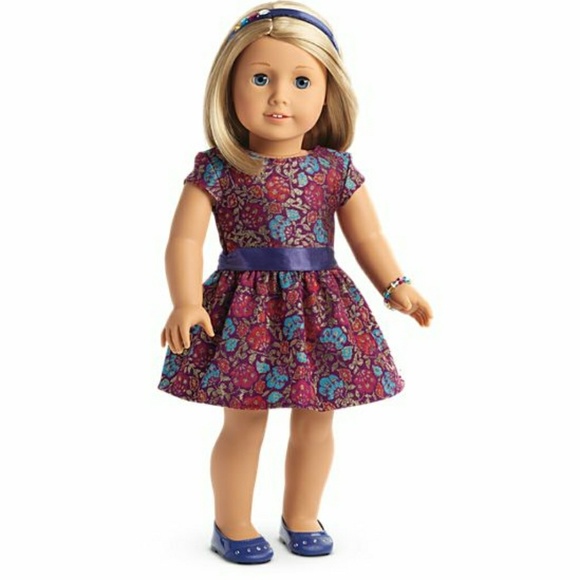 american girl doll holiday dress